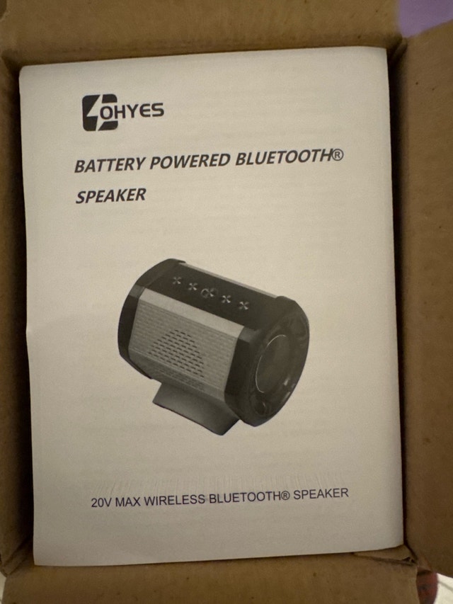LOHYES 2-in-1 Bluetooth Jobsite Speaker & Power Bank - photo 2