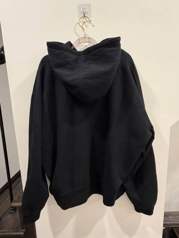 Reigning Champ Midweight Terry Relaxed Hoodie – Black (L) - photo 2