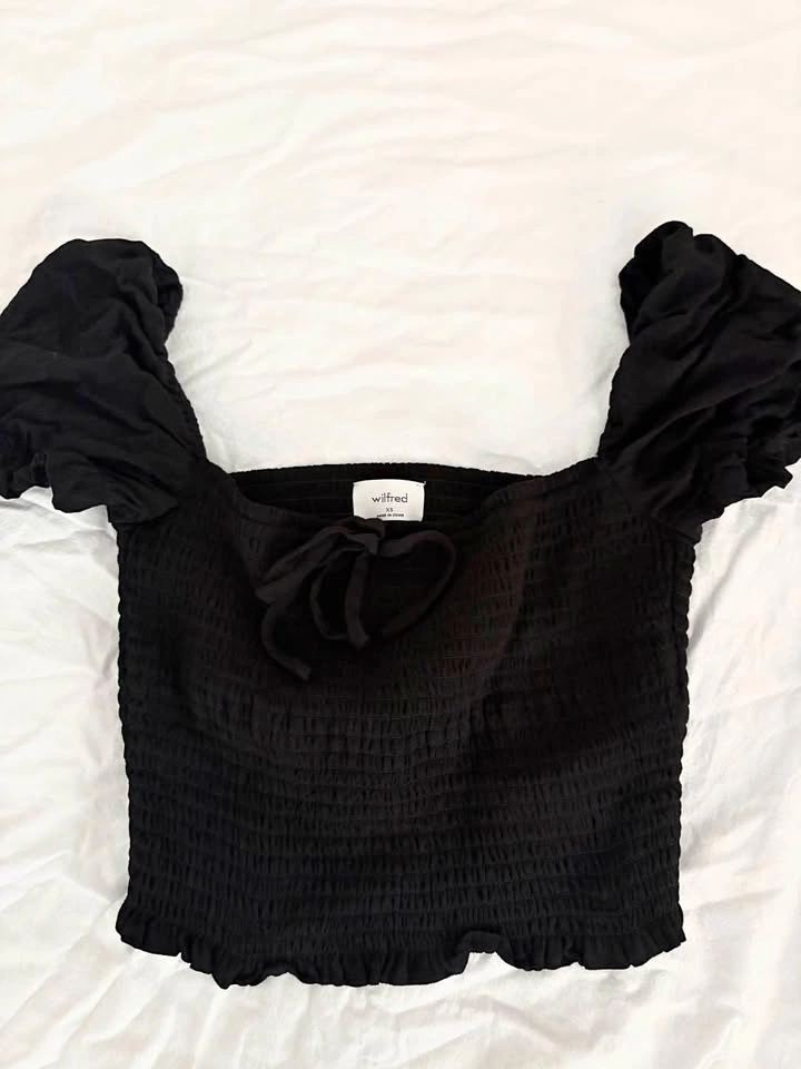 Aritzia Smocked Top