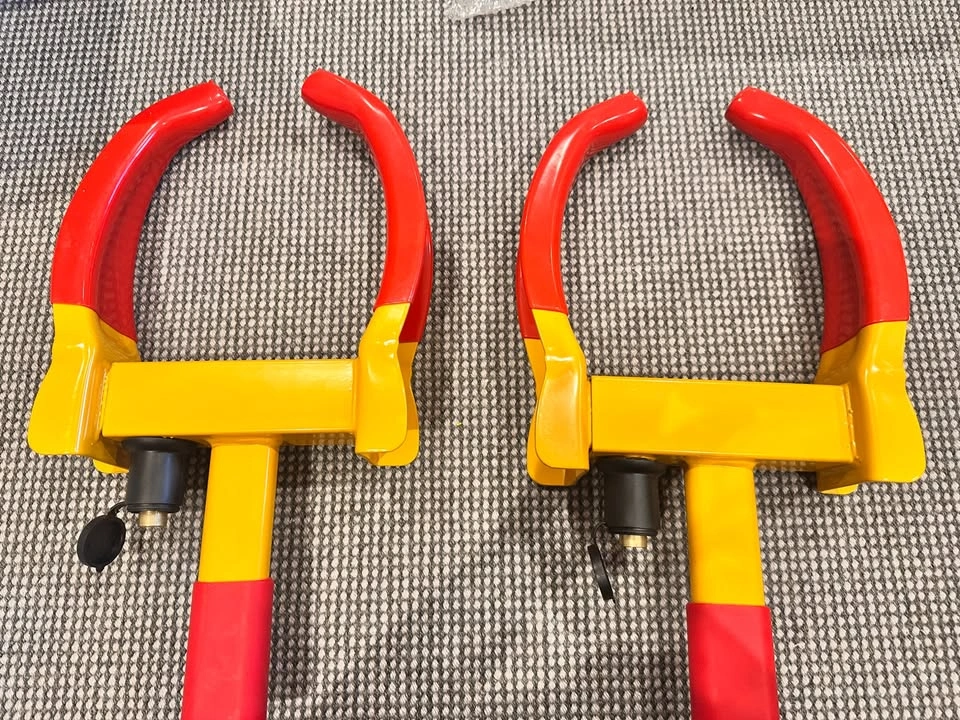 Tevlaphee Wheel Lock Set, Trailer Security Lock - photo 2