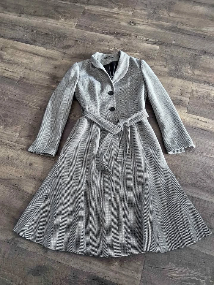 Principles Herringbone Belted Coat