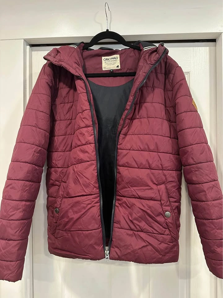 Jack & Jones Burgundy Jacket - Men's Medium - photo 4