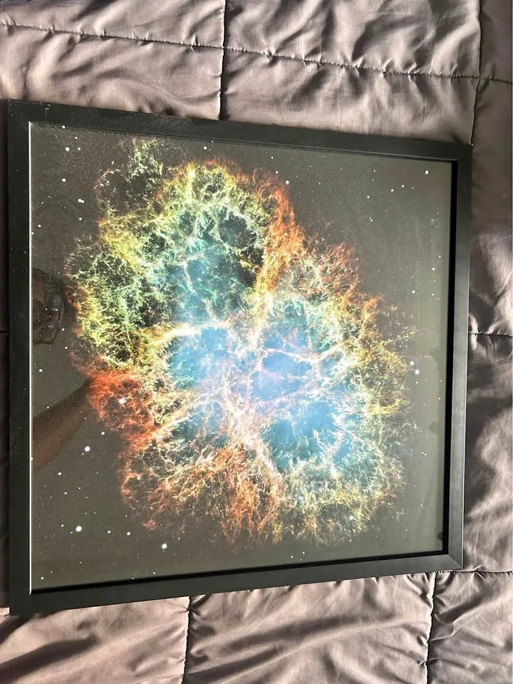 Framed Crab Nebula Poster thumbnail