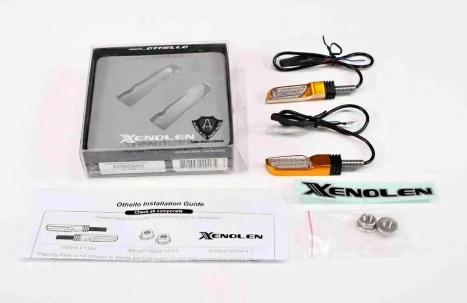 Arlen Ness Othello Xelonen LED Motorcycle Turn Signals - New