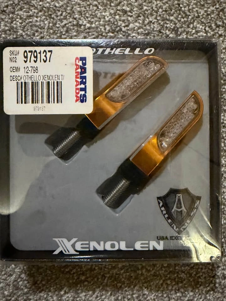 Arlen Ness Othello Xelonen LED Motorcycle Turn Signals - New - photo 3