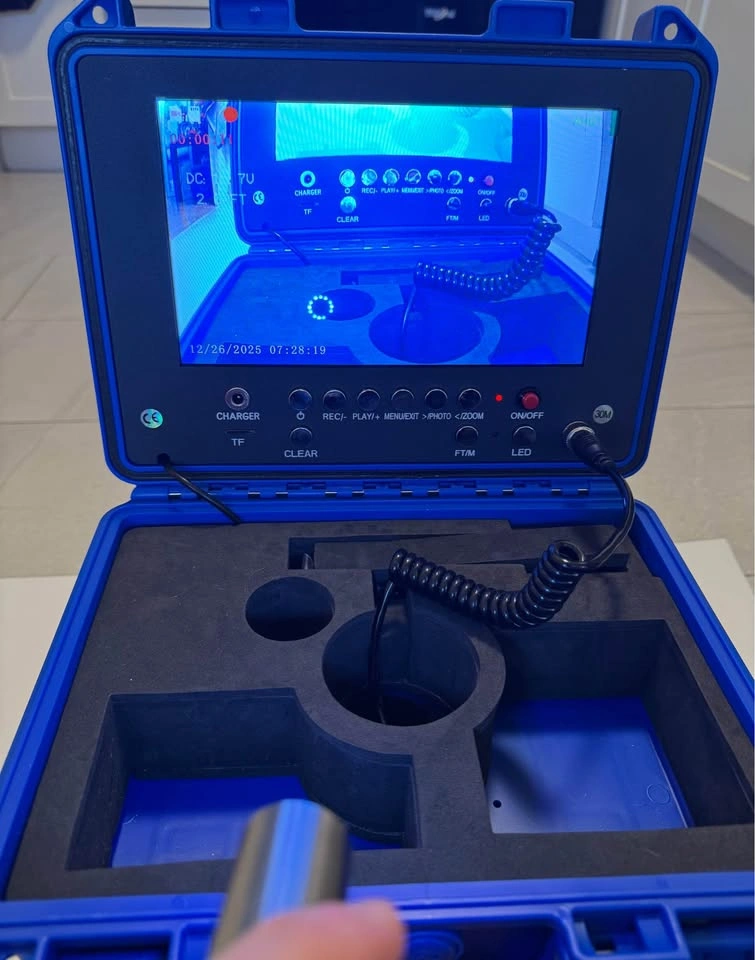30M Sewer Pipe Inspection Camera - 9" HD Monitor - Like New - photo 5