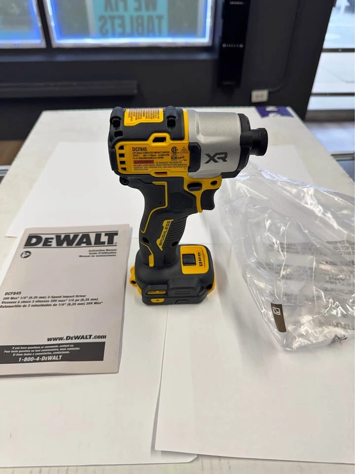 DeWalt dcf845b 20V MAX XR 3-Speed Impact Driver