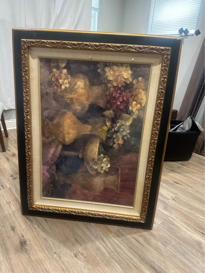 Framed Wall Art – “Composition in Blue” by Albena Hristova - photo 3