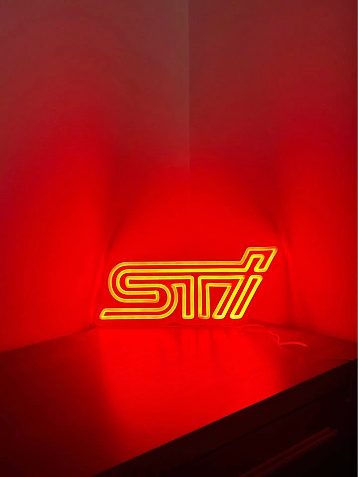 Subaru STI Neon Light