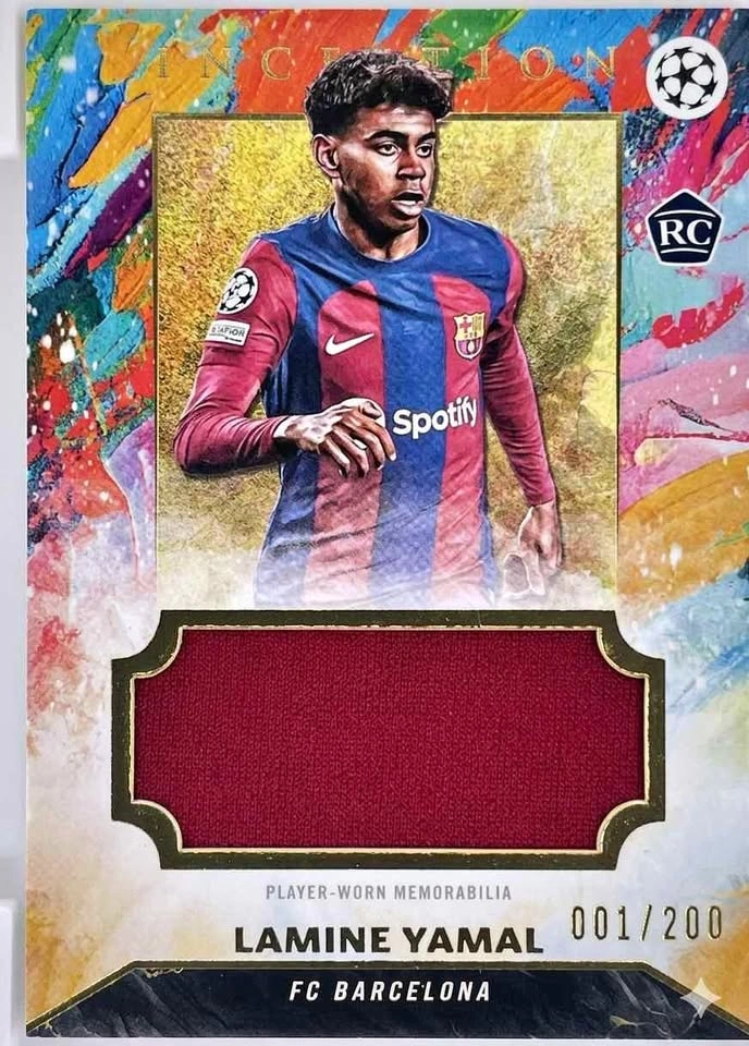 Topps Inception Lamine Yamal Relic Rookie Card #001/200