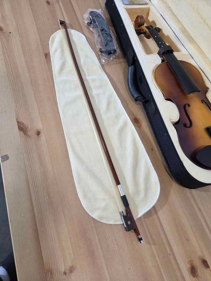 Kmise 4/4 Acoustic Violin Full Size Set, New - photo 5