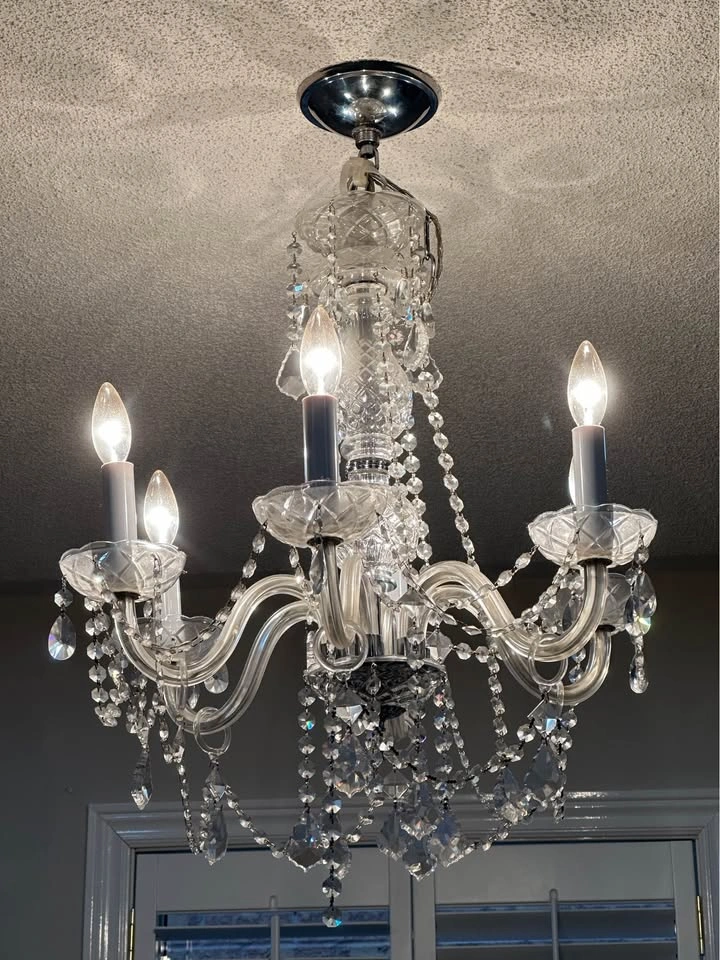 Crystal Chandelier Light with 6 Bulbs - photo 3