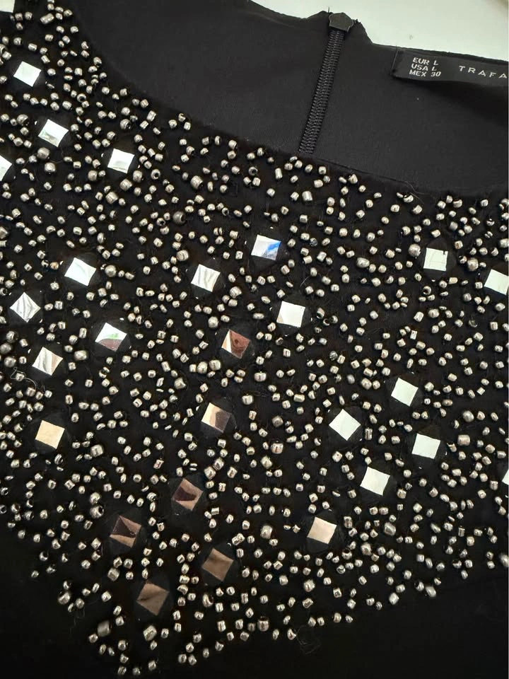 Rhinestone Black Dress - photo 3