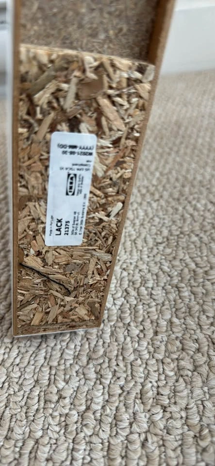 IKEA LACK white floating shelf - photo 3