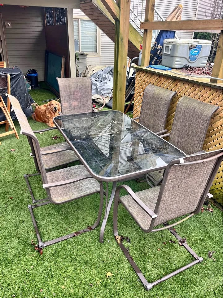 Patio dining set
