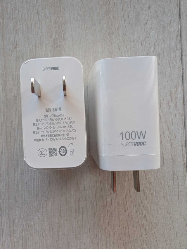 Supervooc Charger 100W for OnePlus/Oppo/Realme
