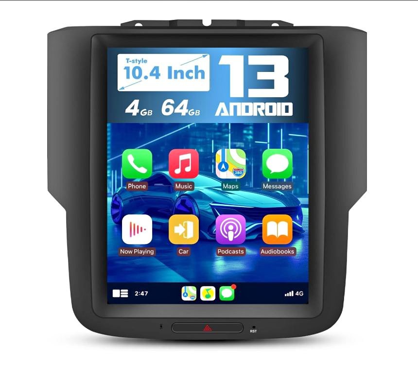 Apple Carplay for Dodge Ram 2013-2018 Tesla style - Brand New