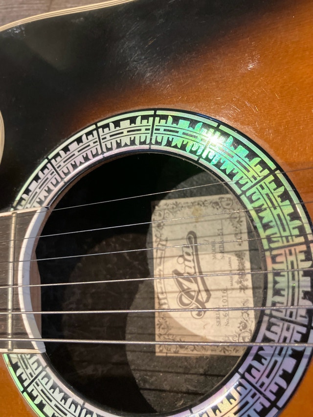 Aria Electrical Acoustic Guitar 1996 - photo 5
