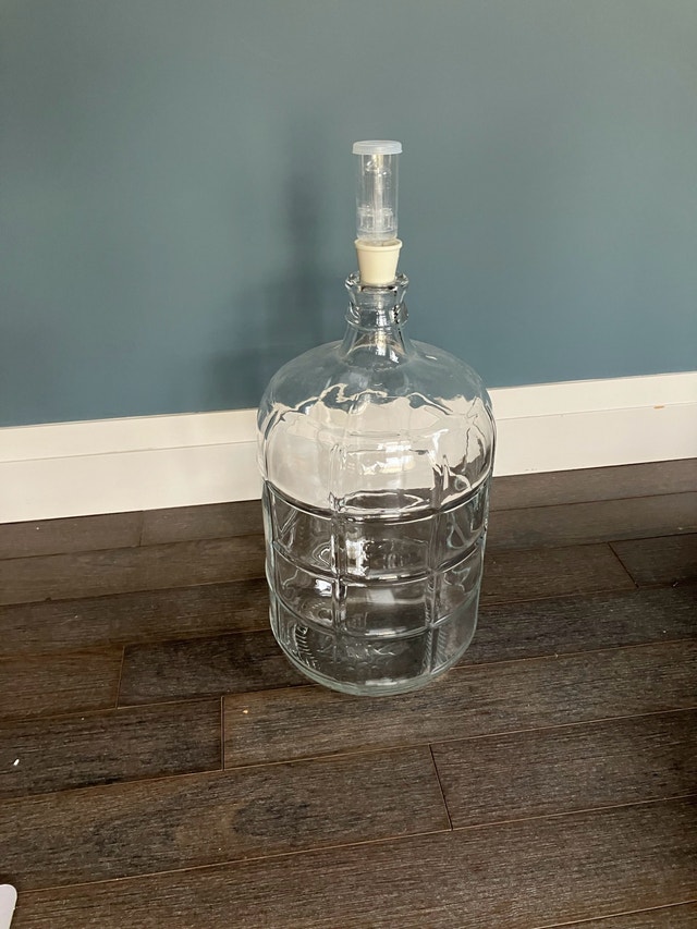 11Litre Glass Carboy Wine Fermenter