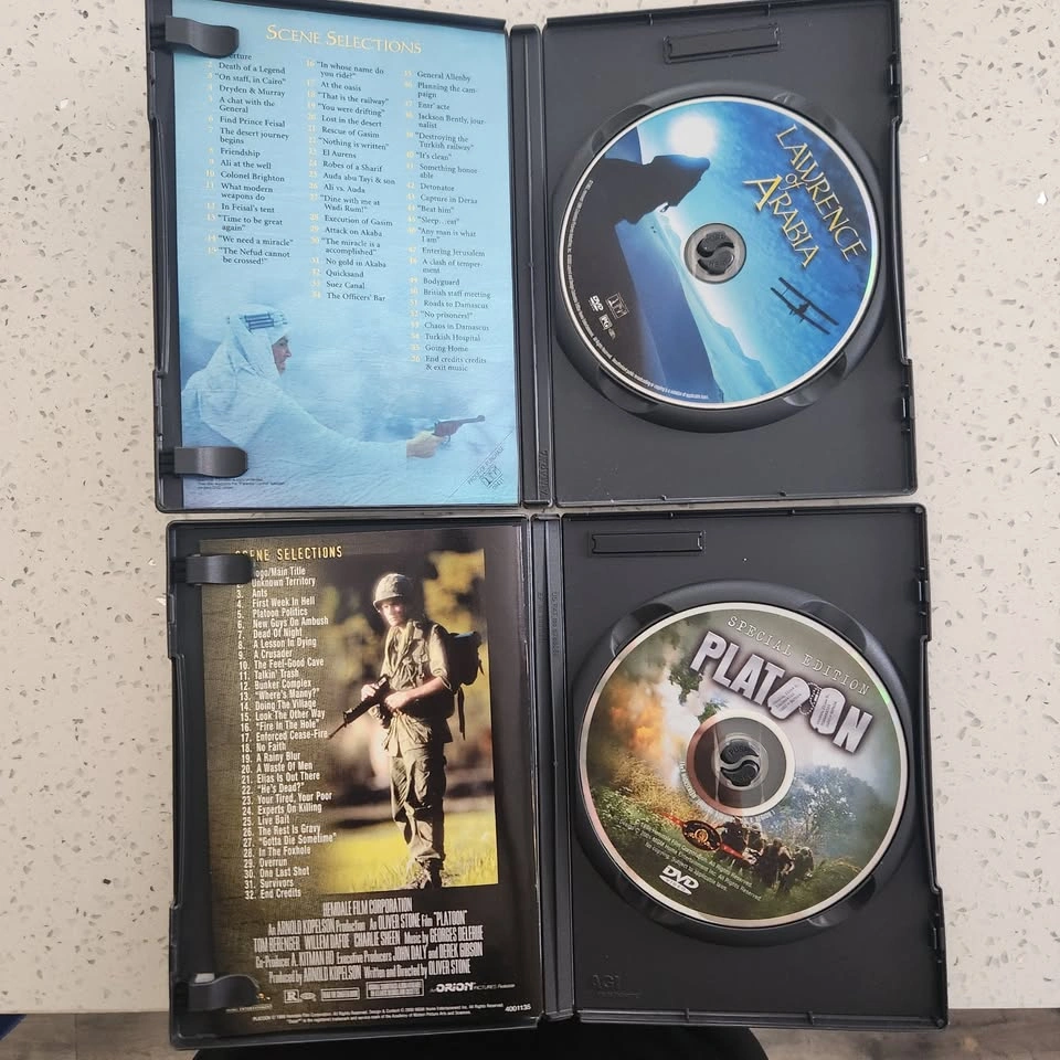 Classic Film DVDs: Clash of the Titans, Platoon, The Mission, La - photo 4