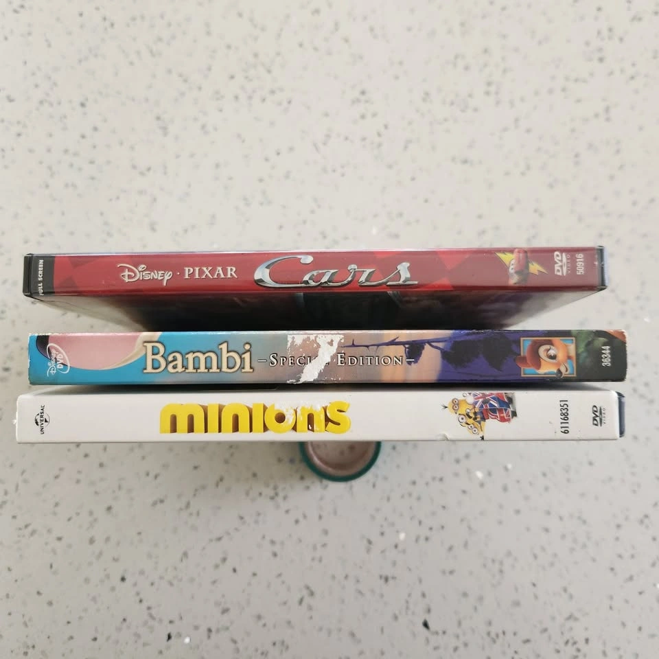 Animated DVDs: Bambi, Cars, Minions - photo 3
