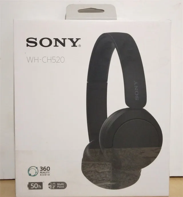Sony WH-CH520 Wireless On-Ear Bluetooth Headphones, Black thumbnail