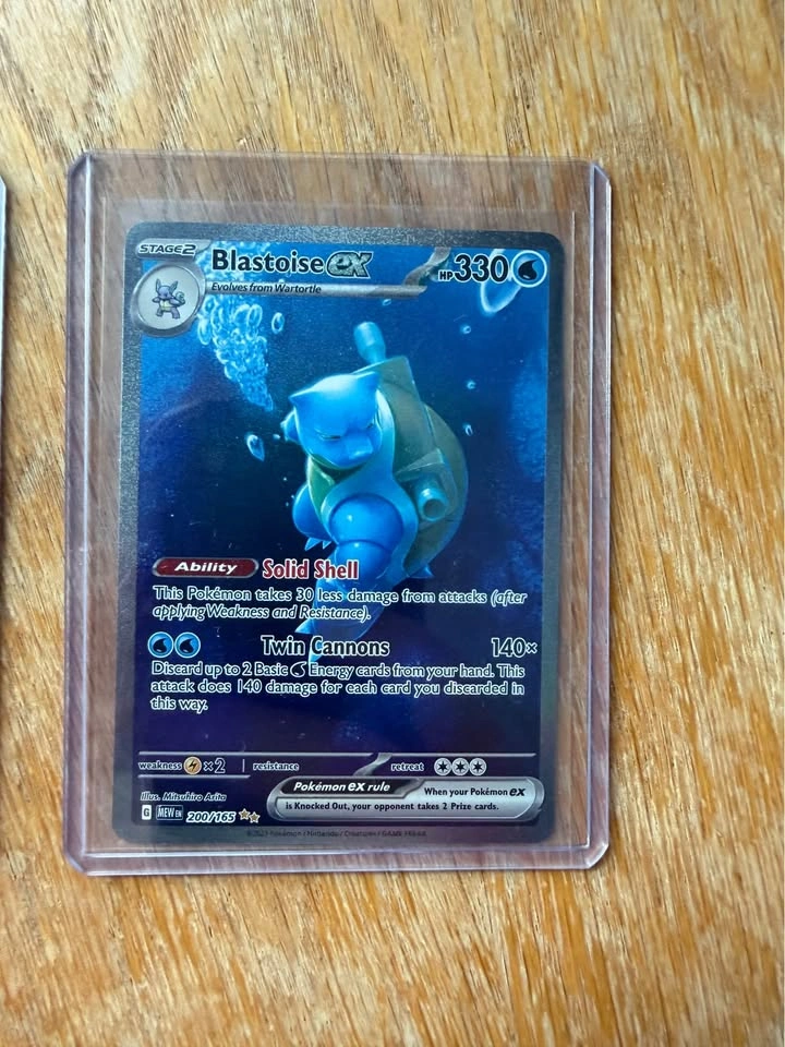 Pokemon Charizard ex Blastoise ex Card Set - photo 3