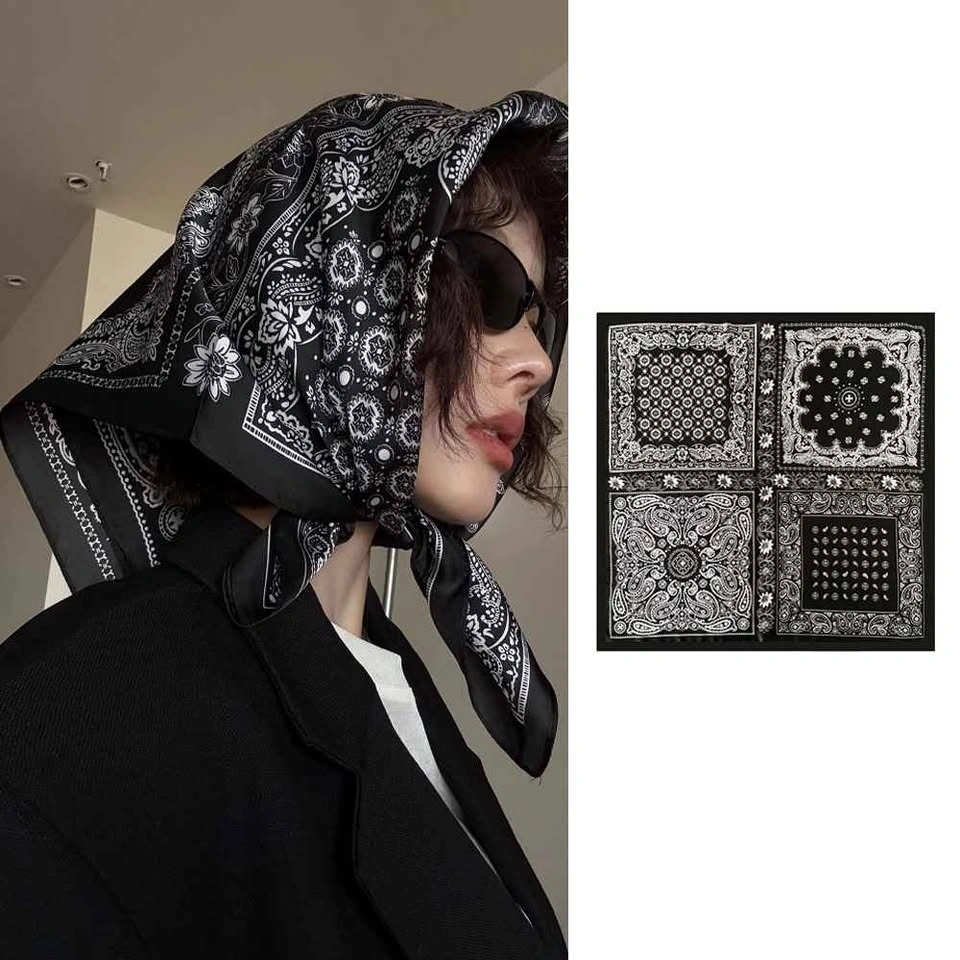Brand NEW Square Satin Scarf 70x70cm - photo 5