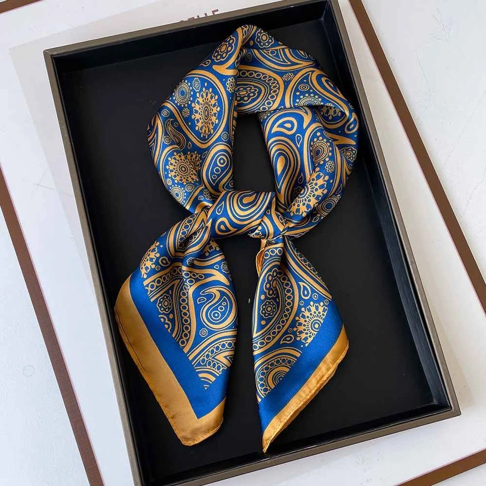 Brand NEW Square Satin Scarf 70x70cm for Spring/Summer - photo 2