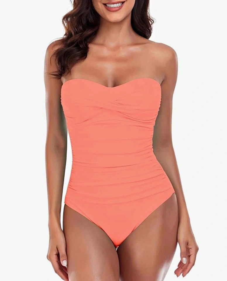Relleciga Coral One Piece Swimsuit - Size Large