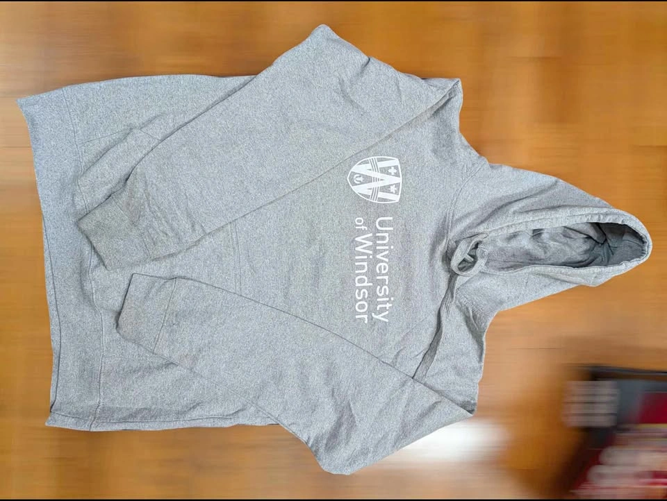 University of Windsor Grey Hoodie