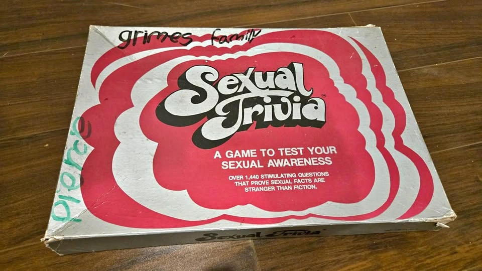 Retro 1980s Sexual Trivia Party Game