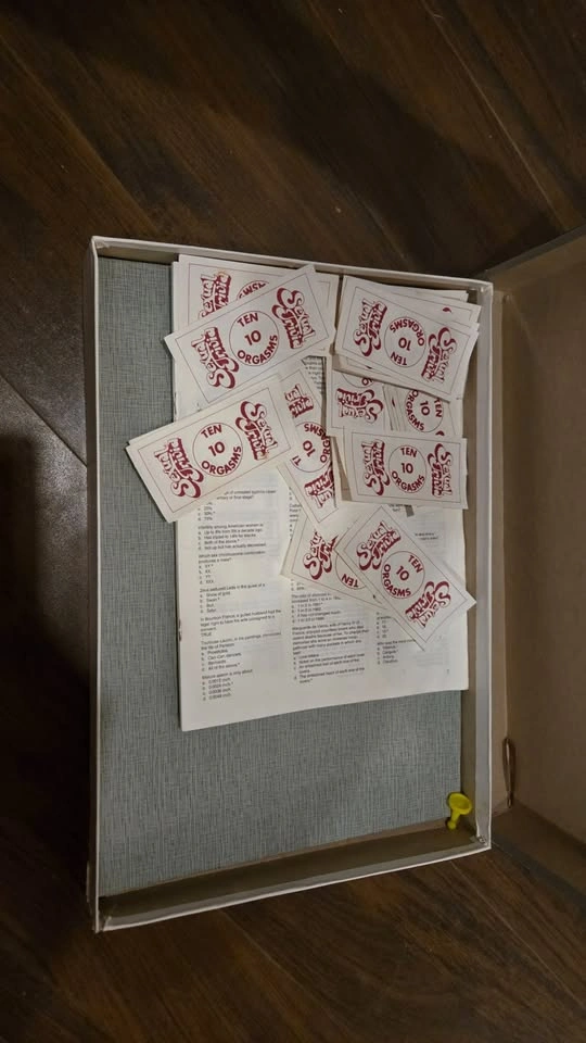 Retro 1980s Sexual Trivia Party Game - photo 3