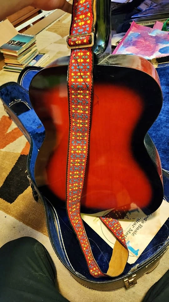 VINTAGE Ace Woven Guitar Strap (Made in USA) - 60s/70s