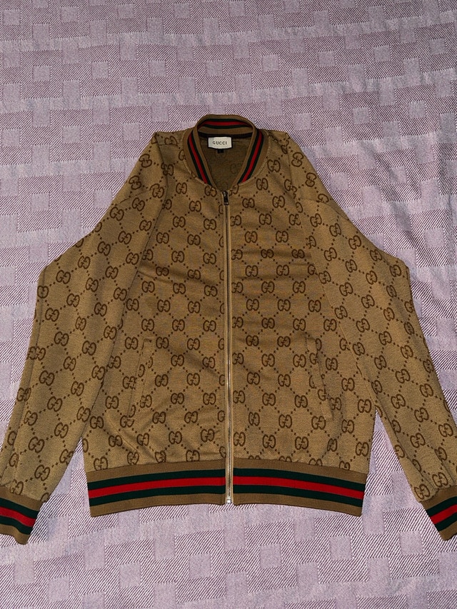 brown Gucci boomer jacket - photo 2
