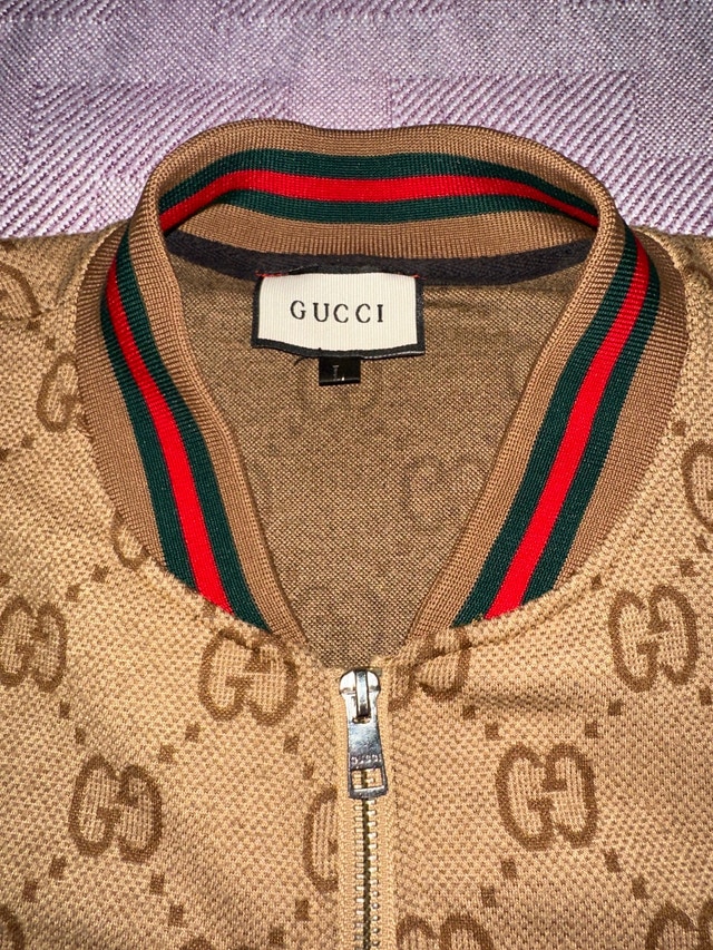 brown Gucci boomer jacket - photo 3