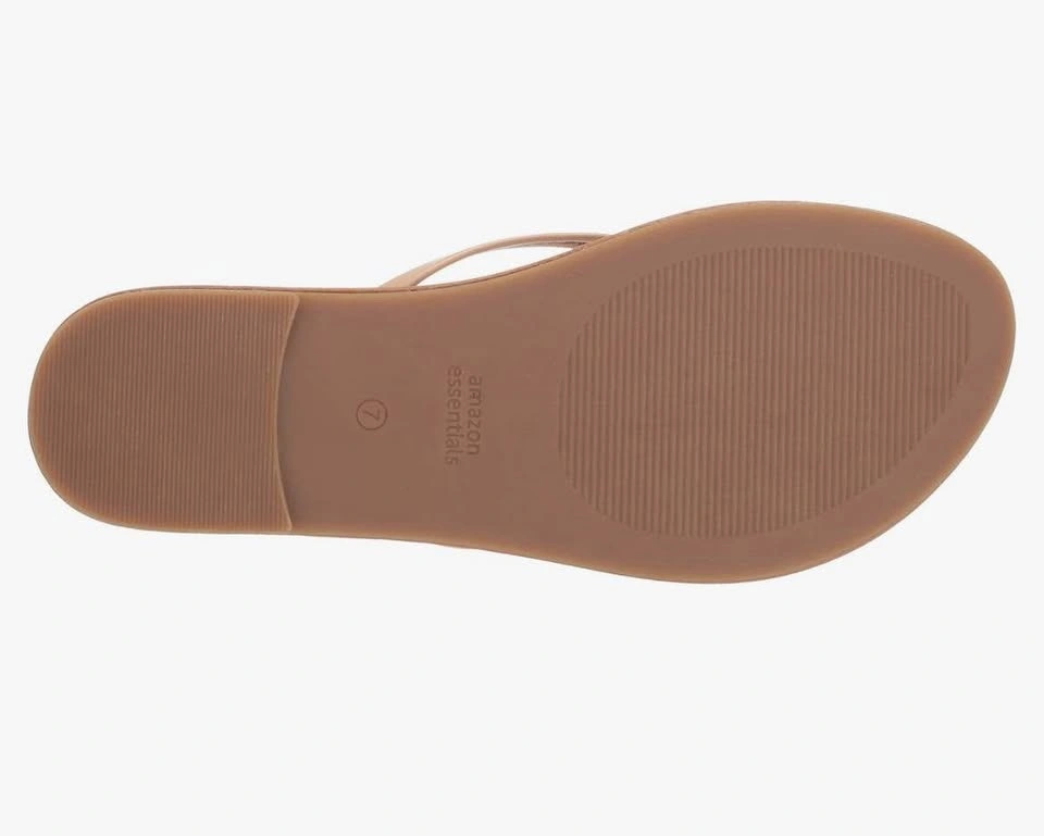 Amazon Essentials Size 9 Thong Sandal Beige Flat Casual - photo 5