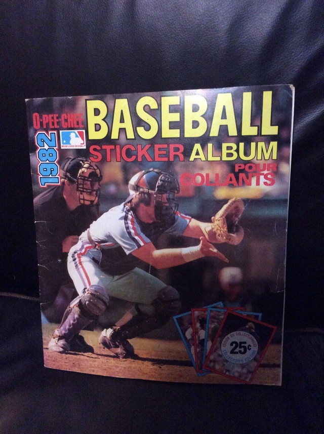1982 O-Pee-Chee Baseball Sticker Album