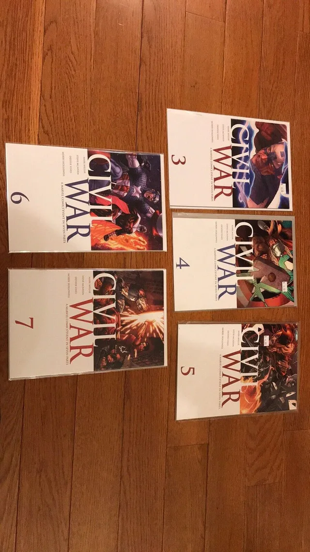 Civil War comic lot thumbnail