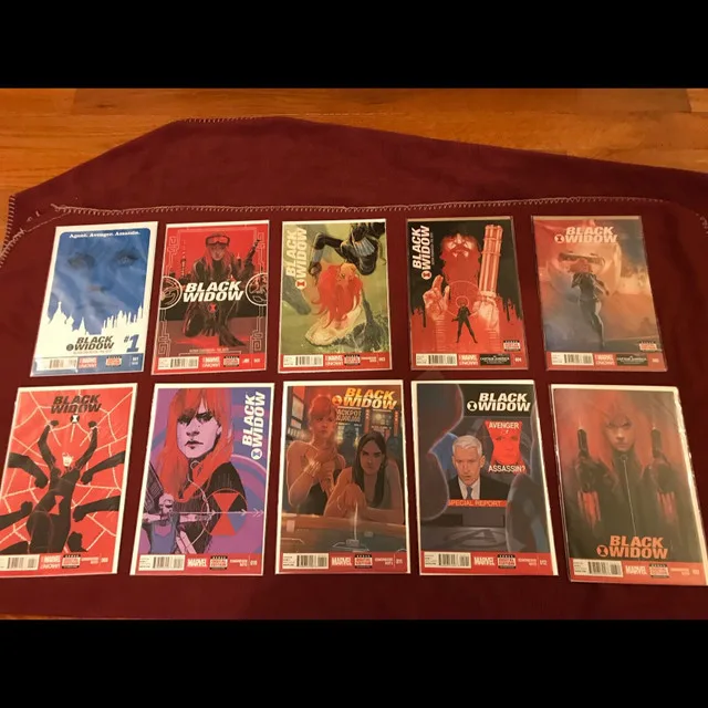 Black Widow comic lot of 14 books thumbnail