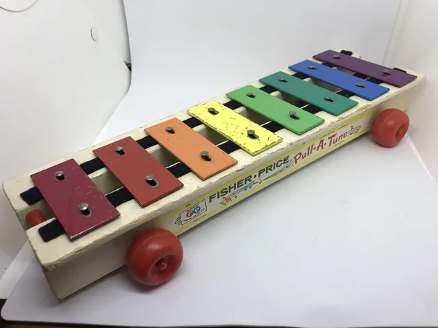 #870 Vintage Fisher Price Pull-a-Tune thumbnail