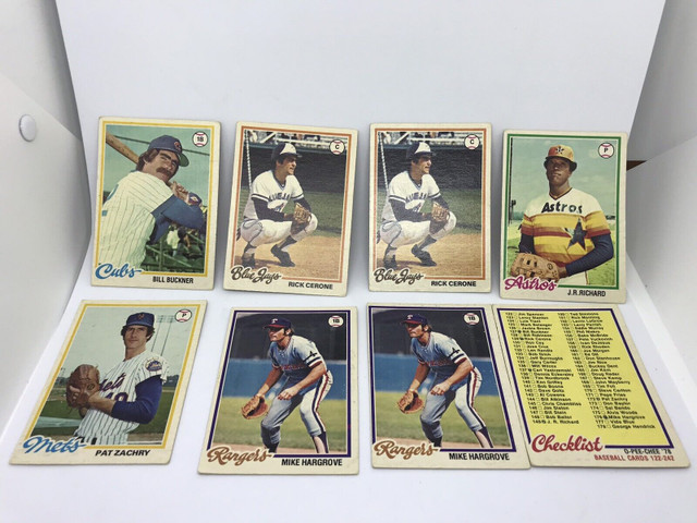 1978 OPC Baseball card lot of 18 cards - photo 2