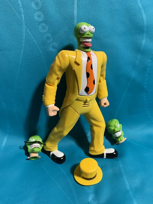 Vintage The Mask 1997 Toy Island taking figure - TESTED thumbnail