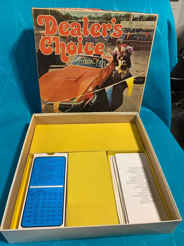 Vintage Dealers Choice 1972 Parker Brothers Board Game image indicator(2)