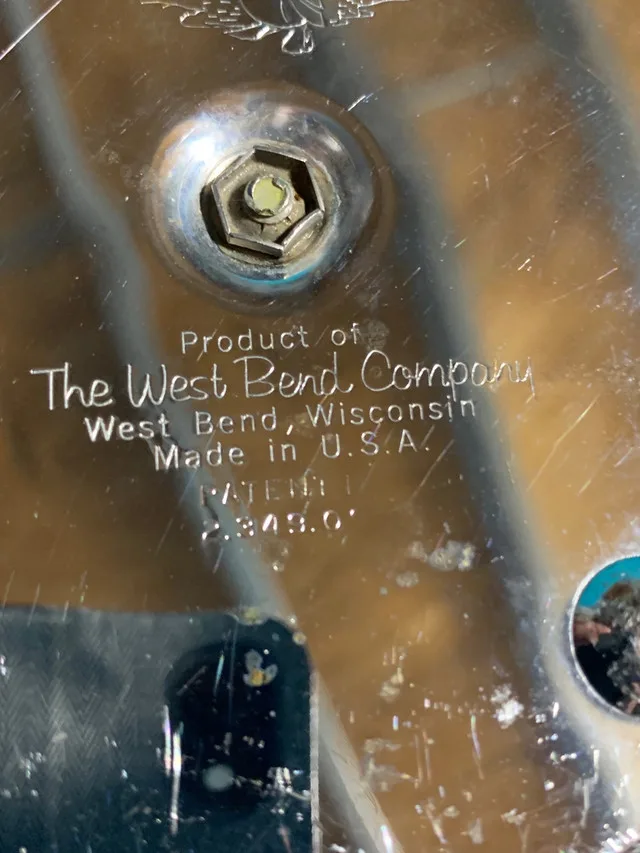 West Bend Penguin Hot-Cold Server Ice Bucket w/Bakelite image indicator(4)