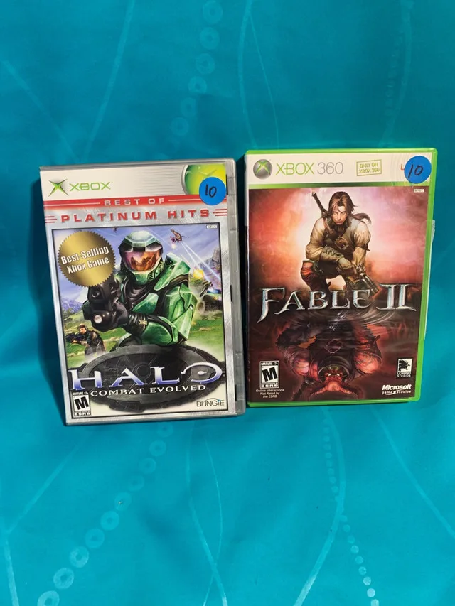 XBOX Games & Cord - Halo, Fable 2 thumbnail