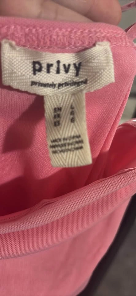 Pink Ruched Maxi Dress Size Large - photo 2