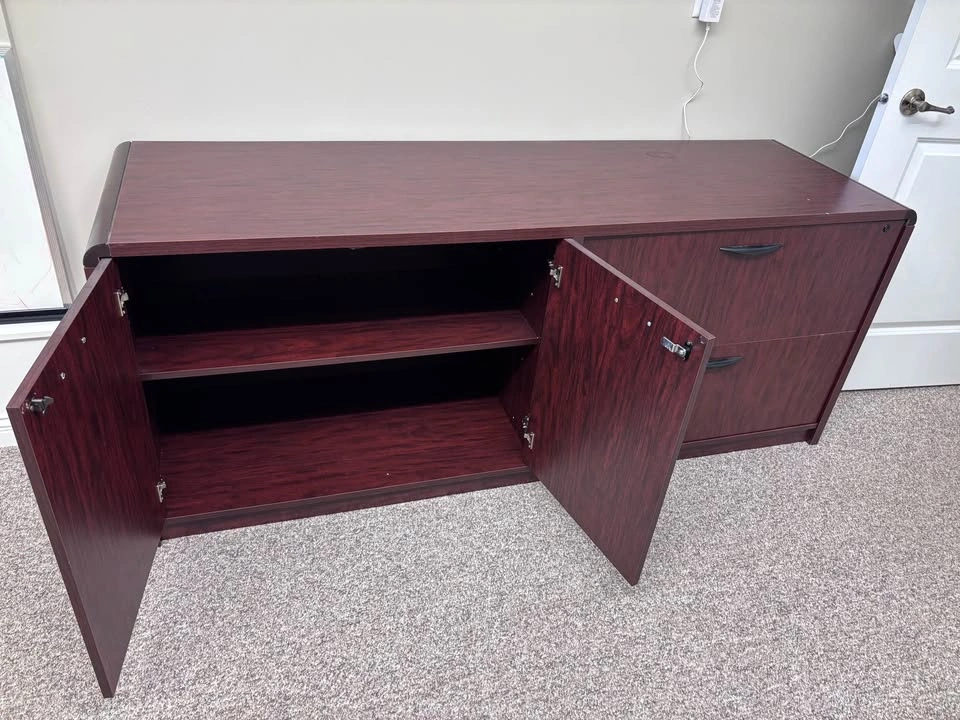 Cherrywood Desk, Credenza & Chair - photo 3