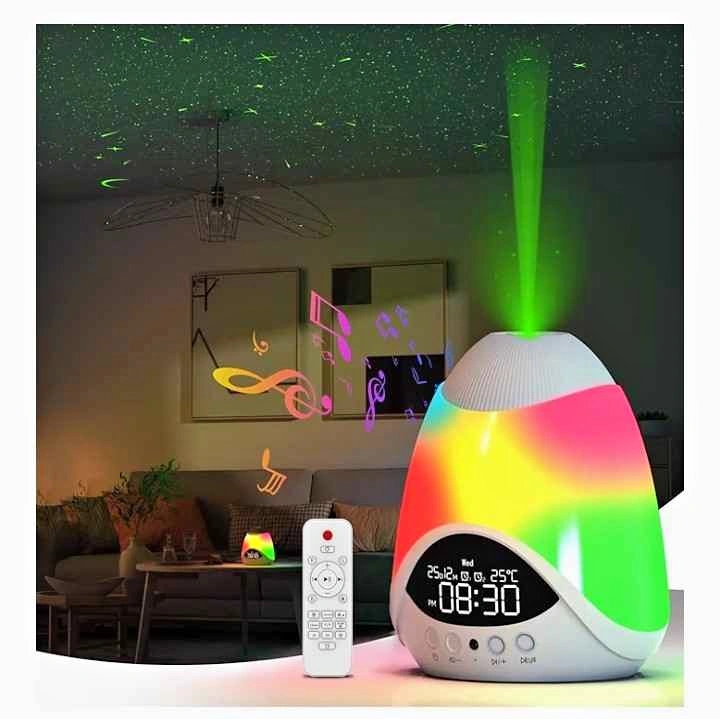Ambient Starry Lamp. Alarm clock, Music, starry light, varicolor