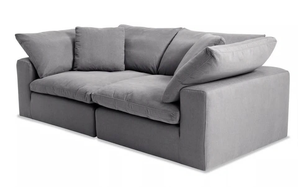 Bob’s Cloud Couch - Love Seat Dream Gray - 88” wide - OBO
